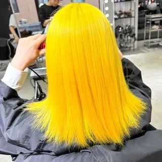 ロング カラー 服部 遥斗のヘアスタイル