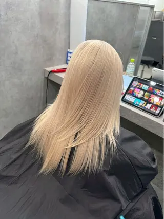 セミロング カラー きぃちゃん/カラー 特化/いろあそび🦋のヘアスタイル