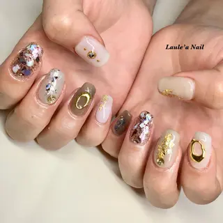 ロング カラー ネイル マツエク・マツパ 福田 加奈のネイルデザイン