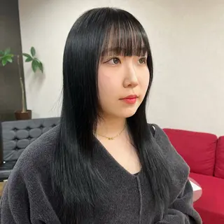 セミロング ボブ／ストレート🎀 harukaのヘアスタイル