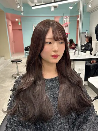 ロング カラー エフェクトブリーチ／ レイヤーカット／翔のヘアスタイル