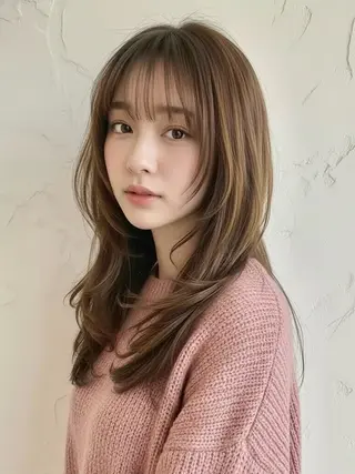 セミロング 艶髪レイヤーの王 復活の大澤竜馬のヘアスタイル