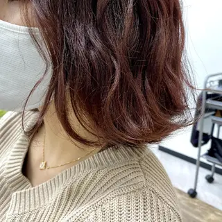 ミディアム カラー 似合わせ小顔カット 🌟神谷 ヨシタカのヘアスタイル