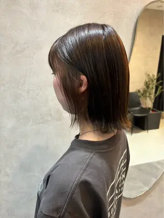 ショート 森本峻介 ボブ/透明感カラーのヘアスタイル