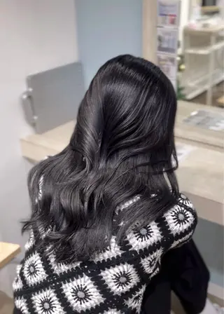 ロング カラー suzuka/透明感 カラー 美髪縮毛矯正のヘアスタイル