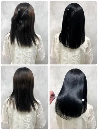 ミディアム 満足度⭕️縮毛矯正師 谷口にお任せを👍のヘアスタイル
