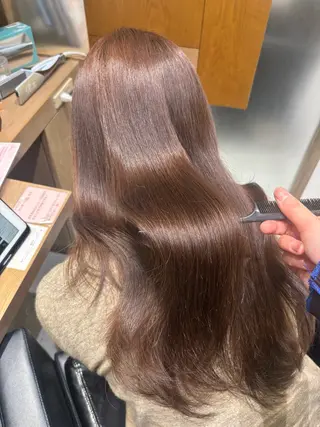 ロング ブラウン/静岡/髪質 改善/大人可愛い🐰のマツエク・マツパデザイン