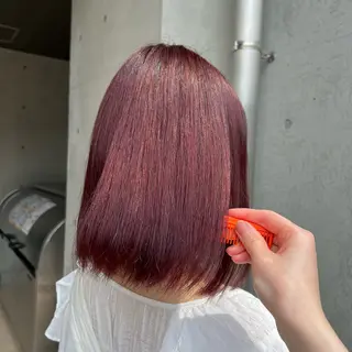 ミディアム カラー stylist 🐶内藤 成香のヘアスタイル