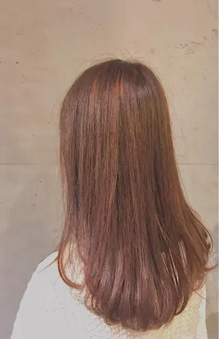 ロング カラー ハイライト/レイヤー 木下翔太のヘアスタイル