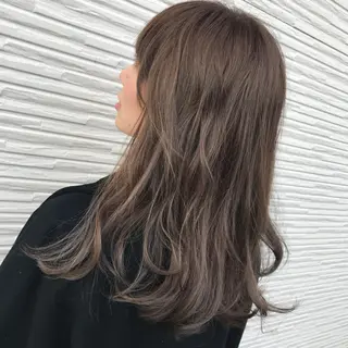 ロング カラー HARUNA🤍 大人ショートヘアのヘアスタイル