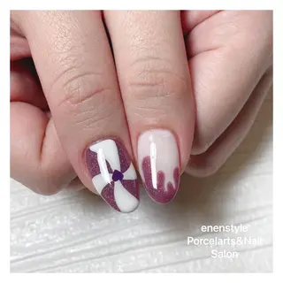 ミディアム ネイル 👑enen style👑のネイルデザイン