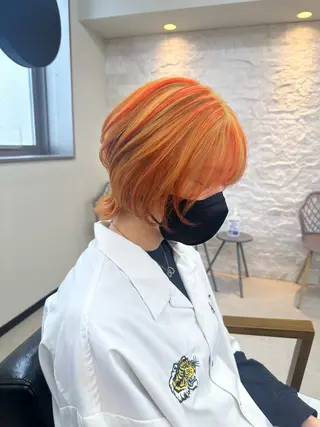 ショート カラー 𝐑𝐲𝐮𝐤𝐢 【店長】ALEAPのヘアスタイル