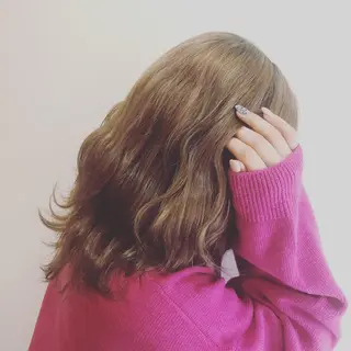 ミディアム カラー 🍀アレンジ簡単ヘア ☘️石田万里奈🍀のヘアスタイル