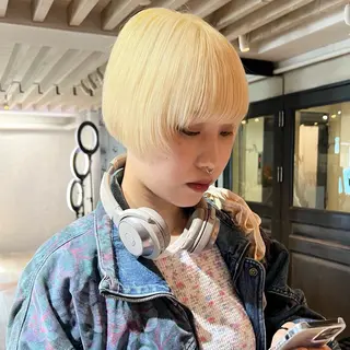 ショート カラー 🥃まろやかカラー/ ボブ🥃yujiroのヘアスタイル