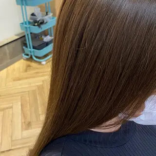 ロング カラー 艶カラー/韓国顔周り 🎀mamiのヘアスタイル