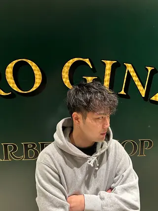 メンズ ヒロ銀座牛山 友晴のヘアスタイル