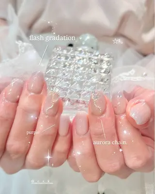 ネイル 🎀チーク/ちゅるん 🫧chisa🎀のネイルデザイン