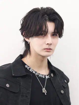 セミロング カラー パーマ ヘアアレンジ メンズ メンズ特化❤️‍🔥 RIKU❤️‍🔥のヘアスタイル