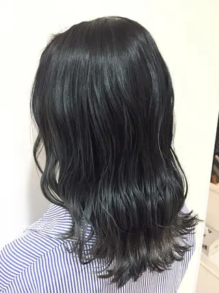 セミロング メンズパーマ/難波/ 心斎橋　室園亮佑のヘアスタイル