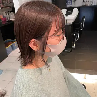 ミディアム カラー 透明感カラー/ 寺田千雅子のヘアスタイル