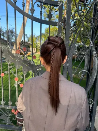 ロング ピンクカラー/ mana🎀のヘアスタイル