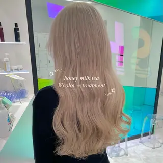 ロング カラー 韓国ワンホンヘア 🎀SHIONEのヘアスタイル
