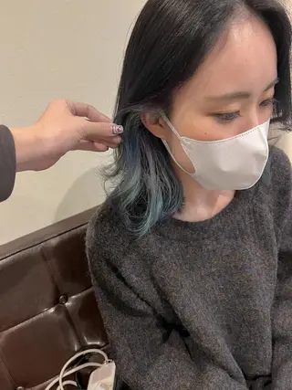 ミディアム カラー カラーパティシエ facce🌼ikoのヘアスタイル