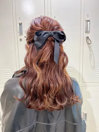 ヘアアレンジ 横浜/ブリーチ/ ダブルカラー/RINのヘアスタイル