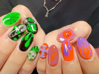 ネイル Nail Atelier IamI所属・アイアムアイ 大村磨衣のネイルデザイン