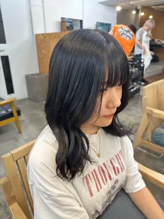 ロング カラー 横浜/メンズ特化/ Farbe/田中颯斗のヘアスタイル