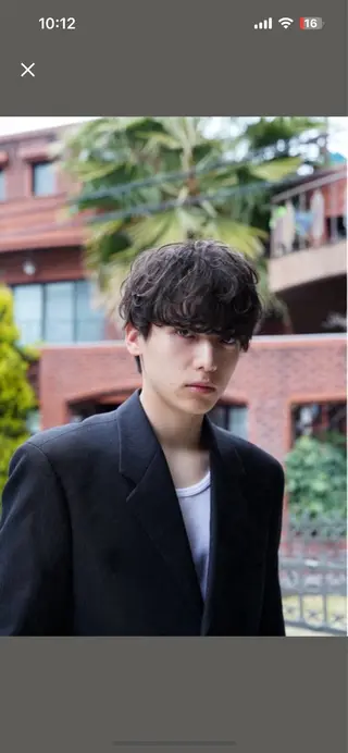 パーマ メンズ fifth 丸山太誠のヘアスタイル