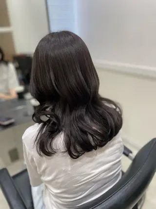 ミディアム 🤍韓国トレンド ヘア🤍miku🤍のヘアスタイル