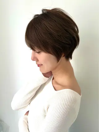 ショート 大人美人ショート 杉浦主馬のヘアスタイル
