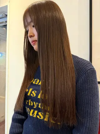 カラー La fith hair charme 渋谷店【ラフィス ヘアー シャルム】所属・ボブ/縮毛/ブリーチ KURUMI💛のヘアスタイル