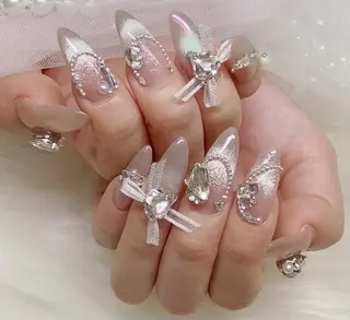 ネイル ETERNA Nail 銀座店【パラジェル/フィルイン/チップ長さだし/マグネット/ニュアンス】所属・ア カリのネイルデザイン