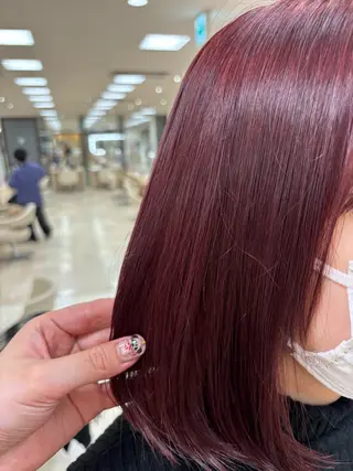 カラー 🎀暖色カラー/透明 感カラー/ひな🎀のヘアスタイル