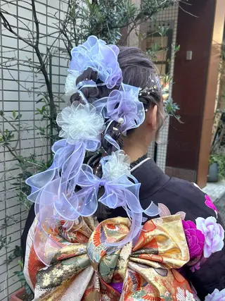 ヘアアレンジ 🦋Misaki🦋 メンズパーマ/着付けのその他イメージ