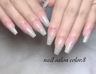ロング ネイル ネイルサロンカラーエイト所属・color.8 AYAのネイルデザイン