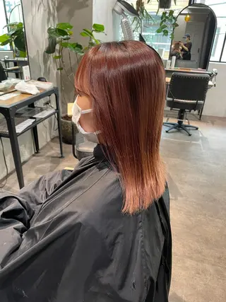 セミロング ナチュラル透明感🌱 小山美樹子のヘアスタイル