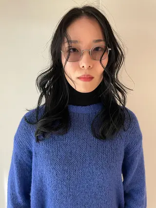 セミロング カラー tim.所属・🪐ナチュラルモード ヘア🪐honokaのヘアスタイル