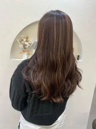 ロング 西元 亜由美のヘアスタイル