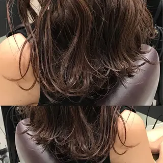 ミディアム カラー ケンジアネッタ Men'sのヘアスタイル