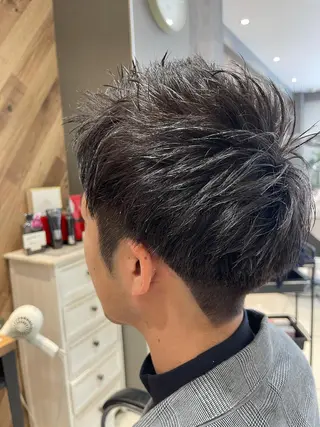 ショート メンズ 村上 由紀のヘアスタイル