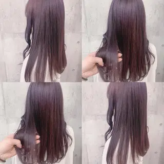 ロング カラー ヘアアレンジ 💕ブリーチ/ヘアメ 🎀YUUKAのヘアスタイル