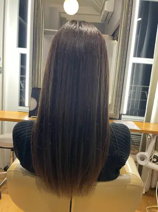 ロング kraemer福岡所属・Lisa/髪質改善 /ﾌﾞﾘｰﾁｶﾗｰのヘアスタイル