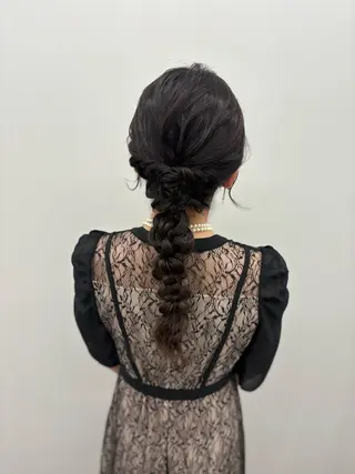 ロング ubu share salon所属・鈴村緋女／ヘアセット ／耳ツボジュエリーのその他イメージ