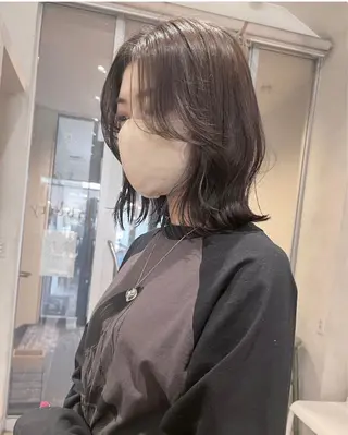 ミディアム カラー nakahara madokaのヘアスタイル