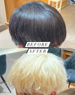 カラー メンズ Hair&Make Allure所属・塩谷康生/髪質改善 /ボブ/縮毛矯正のヘアスタイル