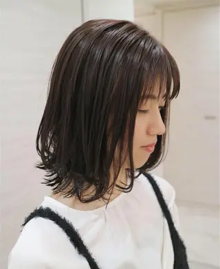 ミディアム カラー 斉藤 貴也のヘアスタイル