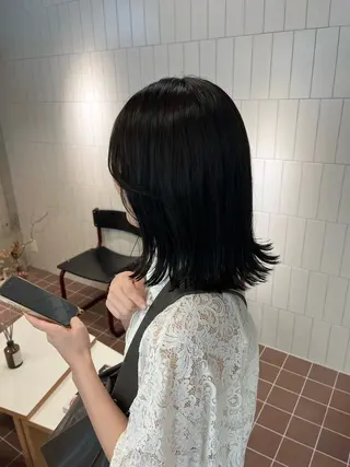 ミディアム カラー nagi所属・横田直也／韓国風 レイヤーカット／千種のヘアスタイル